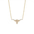 Longhorn Diamond Pendant Necklace Large - 1