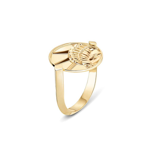 Statue of Liberty PM Ring in Yellow Gold - 1