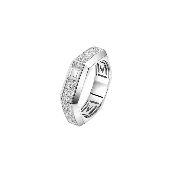Moderniste Pavé Ring Medium - 1