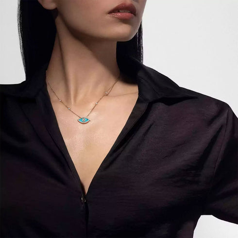 Lucky Eye Turquoise Necklace - 2