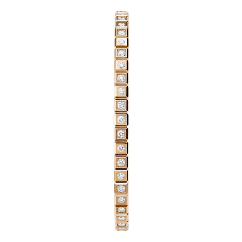 Ice Cube Rose Gold Bangle - 2
