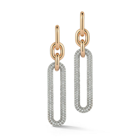 Morrell 18k Gold And Diamond Drop Earrings - 1