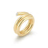 Thoby Double Row Spiral Ring - 1