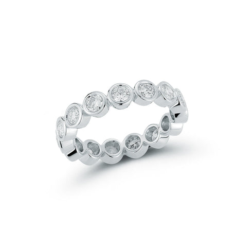 Classic Bezel Set Diamond Ring - 1