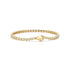 Classic 18K Bezel Set Diamond Tennis Bracelet With Origami Clasp - 2