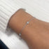 14K Gold & Diamond Bezel Station Bracelet - 0.52ct - 2