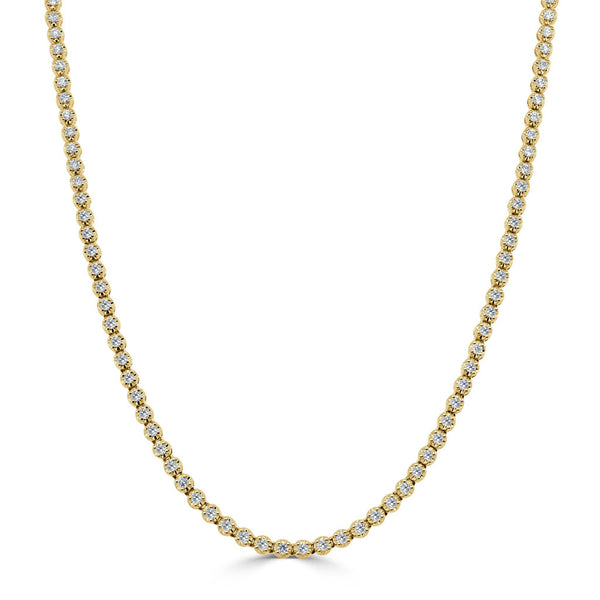 14K Gold & Diamond 2-in-1 Tennis Necklace/Bracelet - 1.99ct - 1
