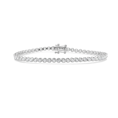 14K Gold Diamond Tennis Bracelet- 2.00 CT - 1