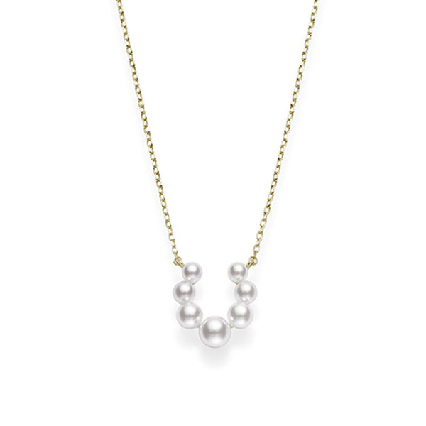 Bubbles Akoya Cultured Pearl Pendant in 18K Yellow Gold - 1