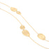 18K Yellow Gold Scattered Petal Necklace, 36" - 2