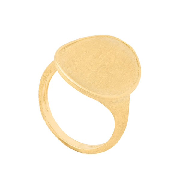 18K Yellow Gold Small Cocktail Ring - 1