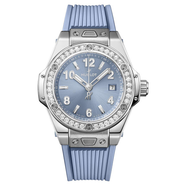 One Click Steel Coal Blue Diamonds - 1