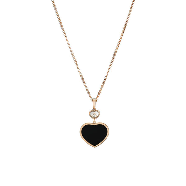 Happy Hearts Rose Gold Necklace - 1