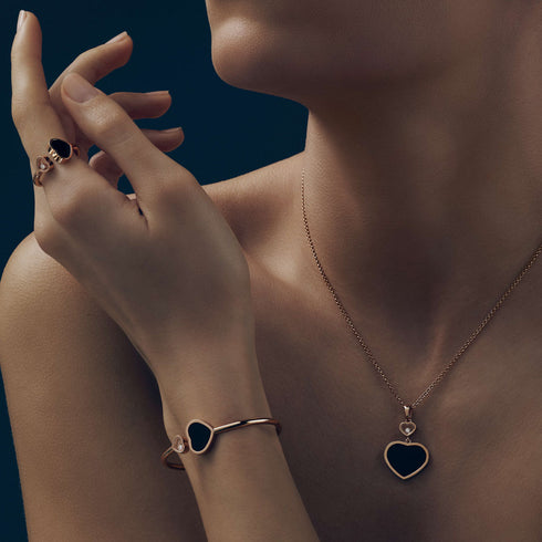 Happy Hearts Rose Gold Necklace - 3