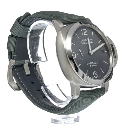 Luminor Marina Grigio Roccia eSteel Watch - 5