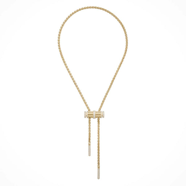 Loop Medium Latch Pendant in Yellow Gold - 1