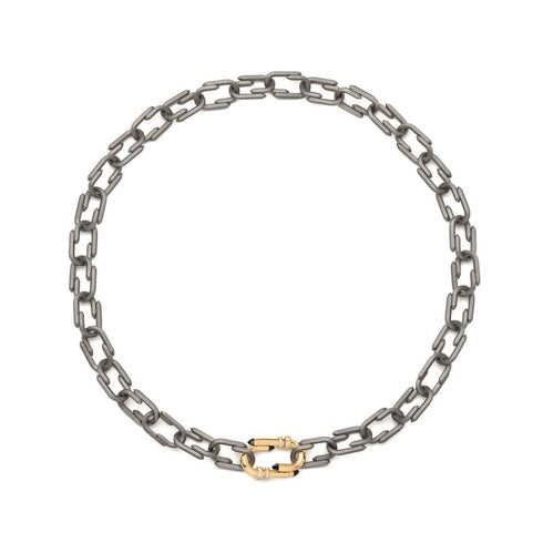 Grey Titanium Try Me Necklace Chain - 1