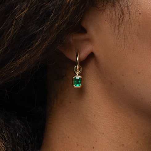 Zahra Emerald Cut Vert - 2
