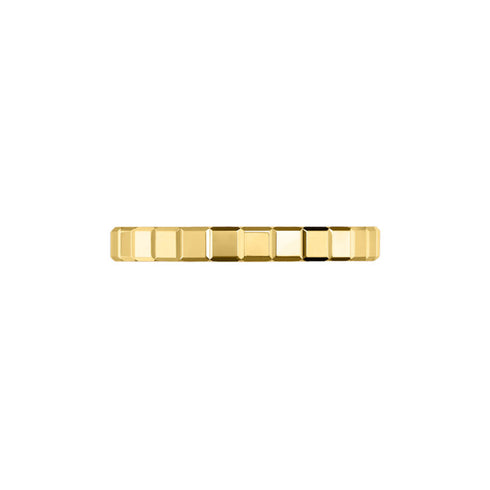Ice Cube  Yellow Gold Ring - 2