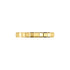 Ice Cube  Yellow Gold Ring - 2