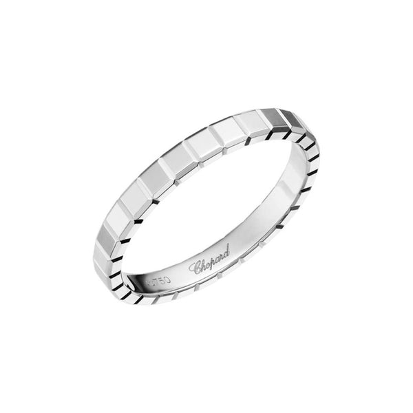 Ice Cube White Gold Ring - 1
