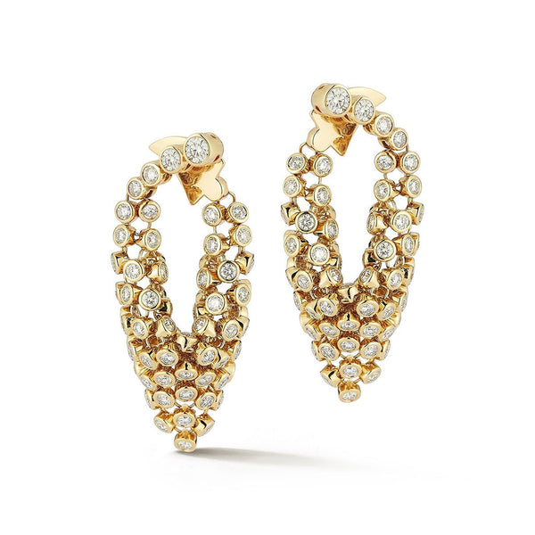Diamond Bias Earring - 1