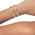 Move Noa Half Pavé Bangle Small - 2