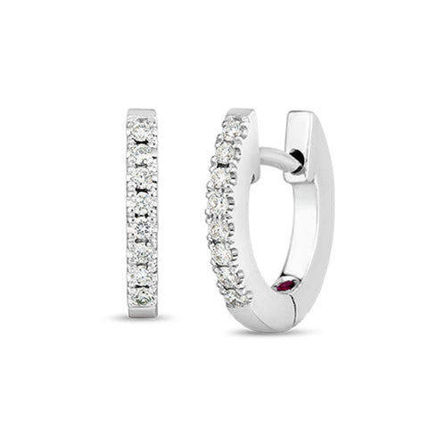 Classic Diamond Xx Small Hoop Earring - 1
