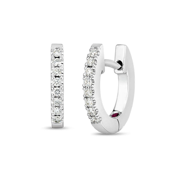 Classic Diamond Xx Small Hoop Earring - 1