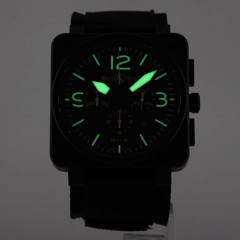 BR01-94 Carbon Steel Chronograph Watch - 2