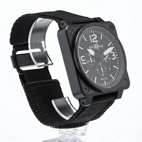 BR01-94 Carbon Steel Chronograph Watch - 5