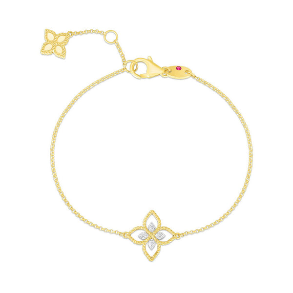 Princess Flower Small Diamond Flower Bracelet - 1