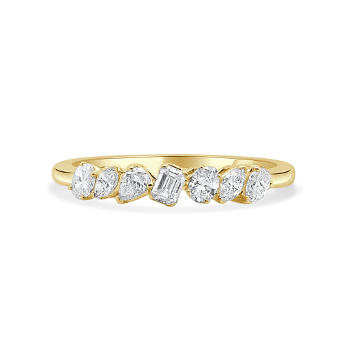 14K Gold Diamond Mixed Fancy Shape Diamond Ring - 0.47 CT - 1