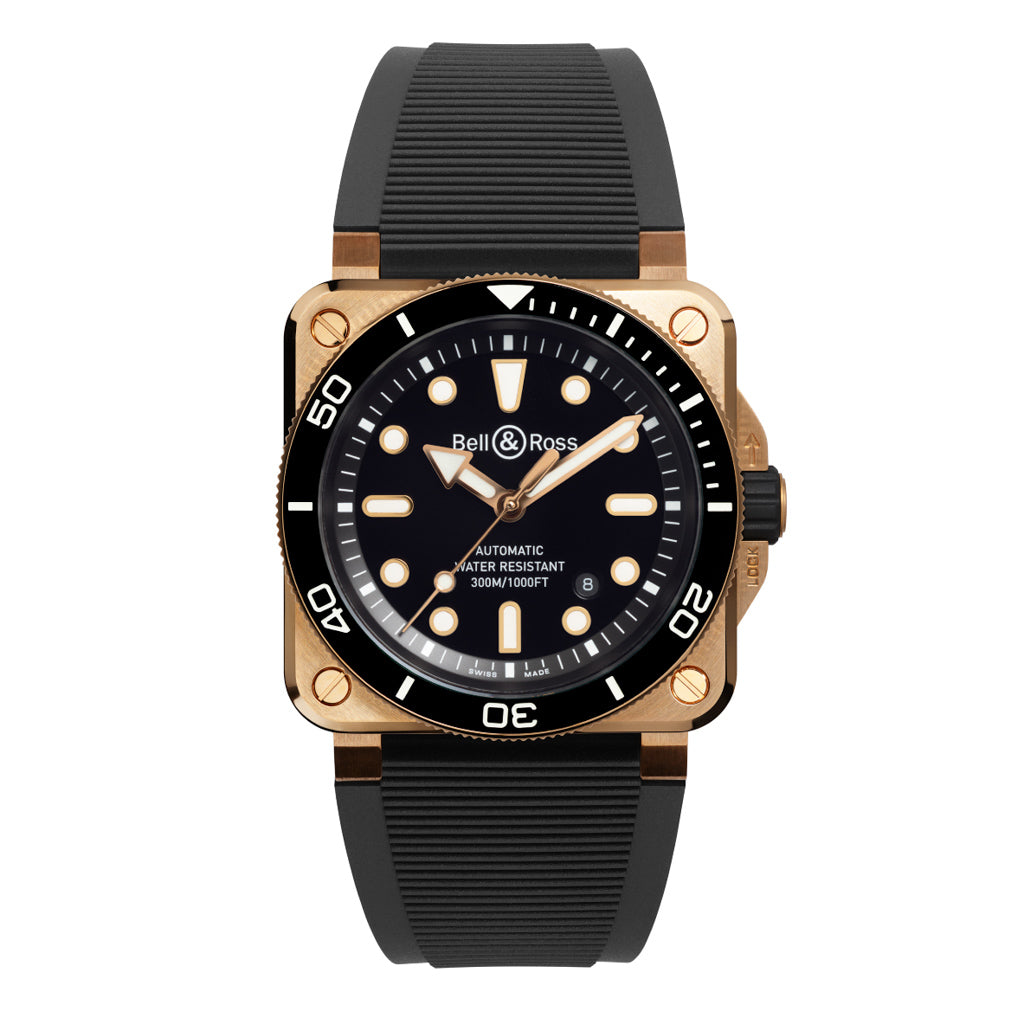 BRUNT Golden arm ゴールデンアーム ブラント ブラック Bell & Ross BR-03 Diver Black Bronze | Zadok Houston