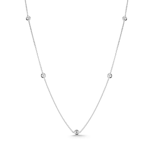 Diamonds By The Inch Five Station Necklace - 1