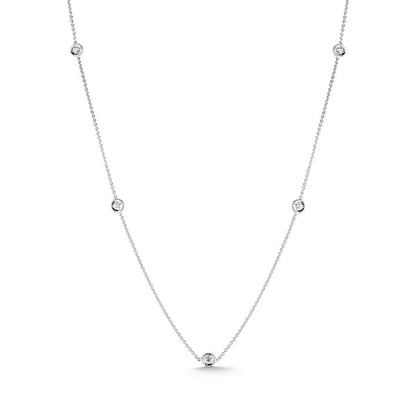 Diamonds By The Inch Five Station Necklace - 1
