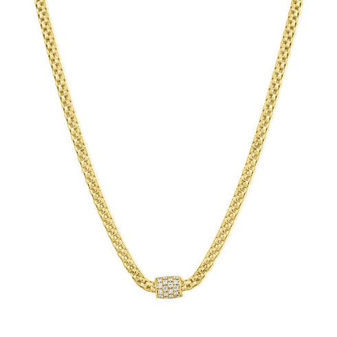 0.38ct Diamond Rope Chain Necklace - 1
