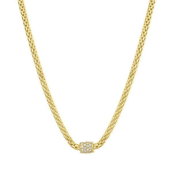 0.38ct Diamond Rope Chain Necklace - 1