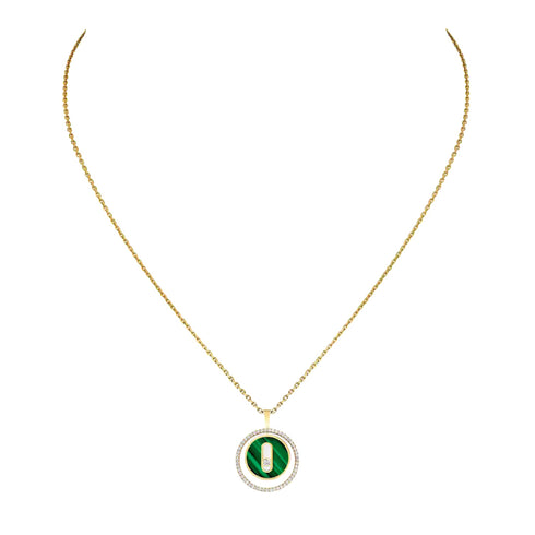 Lucky Move Malachite Necklace, Small Model - 1