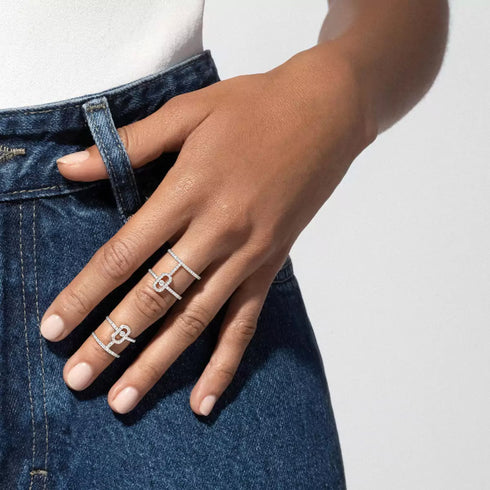 Move Uno Multi-Wear Pavé Ring - 2