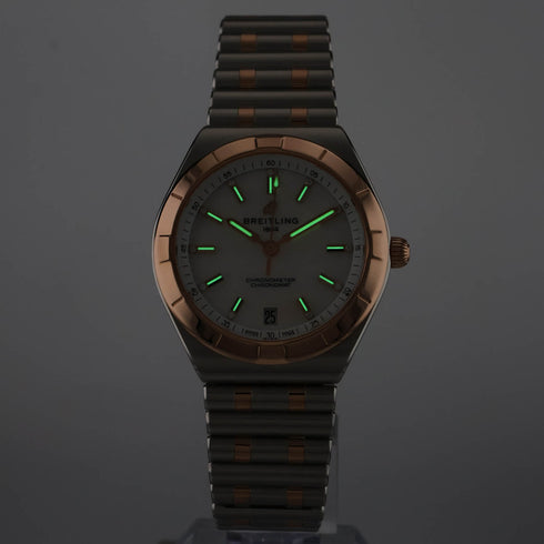 Chronomat 36 Steel and Gold Watch - 2