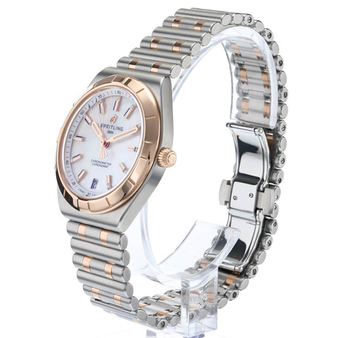 Chronomat 36 Steel and Gold Watch - 3