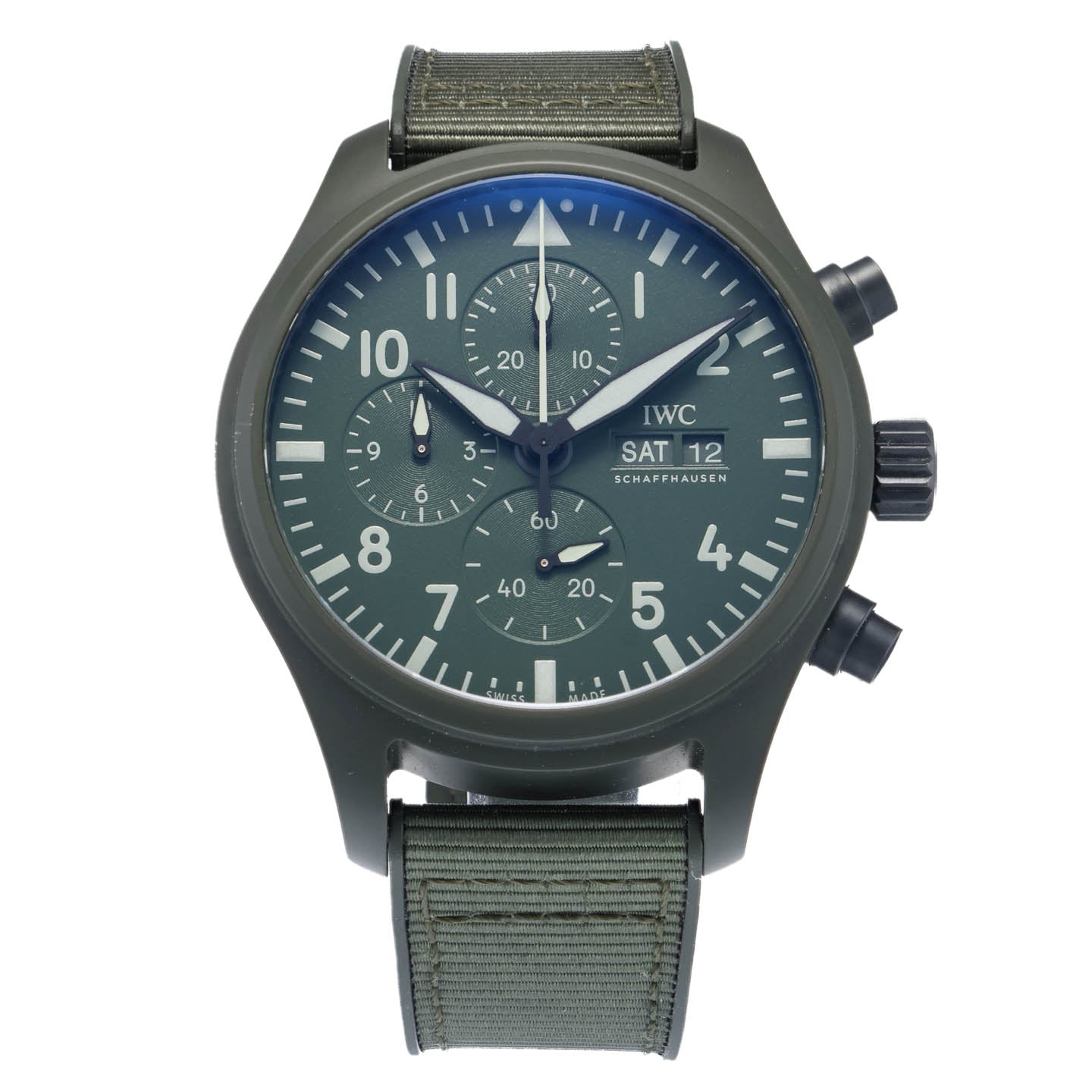 Pre-Owned IWC Pilot's Watch Top Gun Woodland IW389106 | Zadok Jewelers