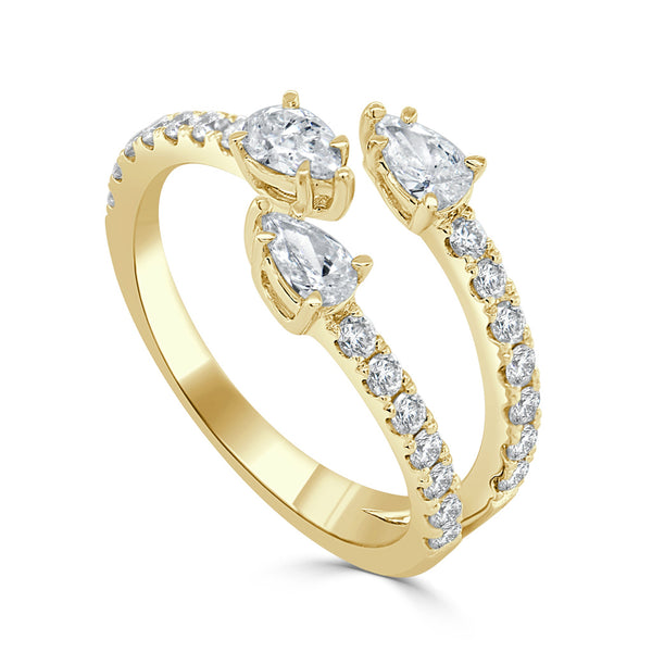 14K Gold & Diamond Ring - 0.91ct - 1
