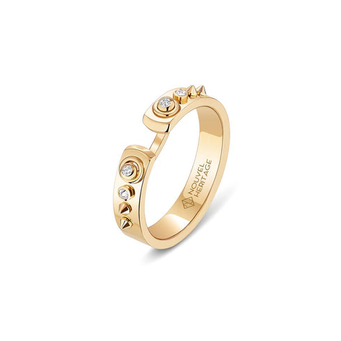 Brunch in NY Mood Ring in Yellow Gold - 1