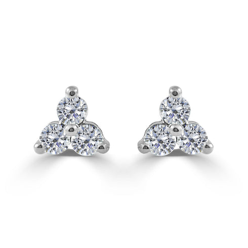 14k Gold & Diamond Stud Earrings - 0.25ct - 1