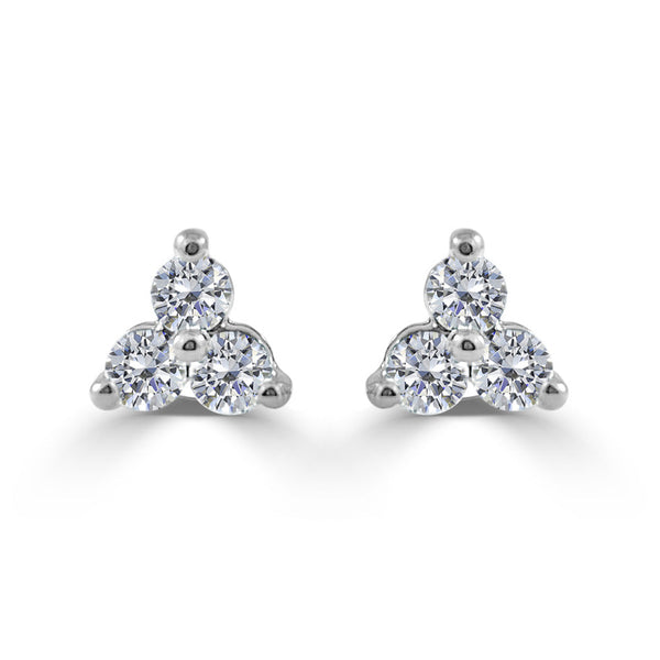 14k Gold & Diamond Stud Earrings - 0.25ct - 1