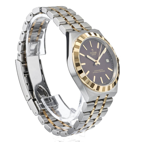 Royal 36 Steel and Gold Watch - 5
