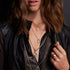 Saxon All Diamond Pave Link Necklace - 2