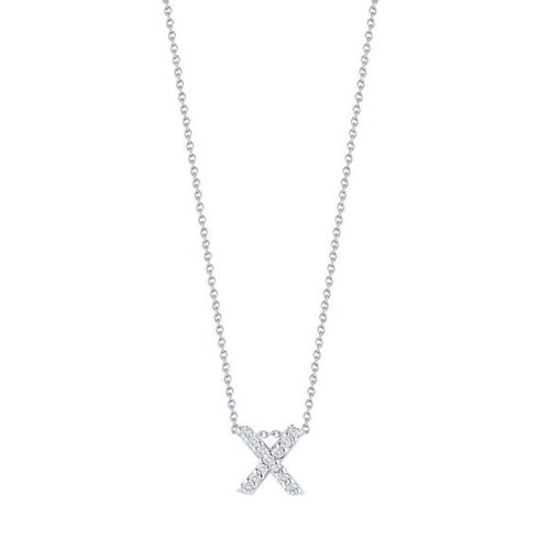 Tiny Treasures Diamond Love Letter Necklace - 1